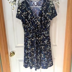 Bust fitting floral dress great for work